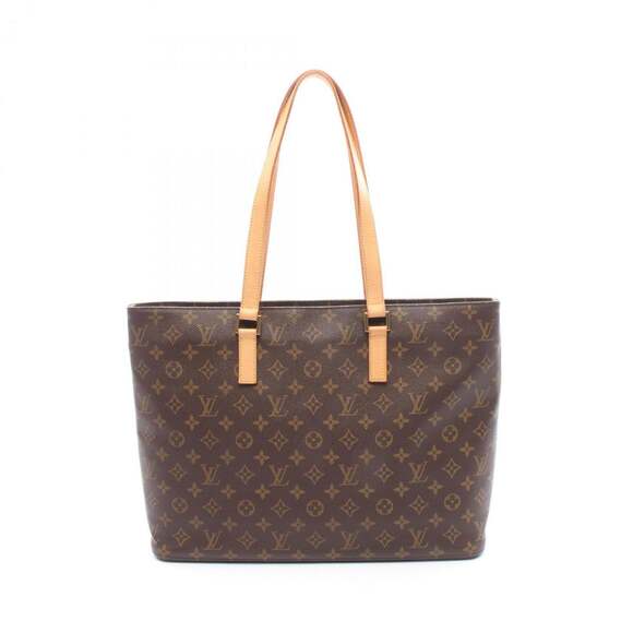 Louis Vuitton Handbags - LOUIS VUITTON Authentic Brown Monogram Leather Tote Bag